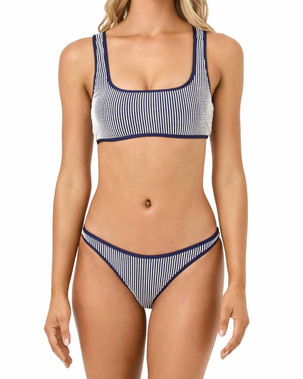 NEW L*SPACE suzi classic bikini bottom in blue